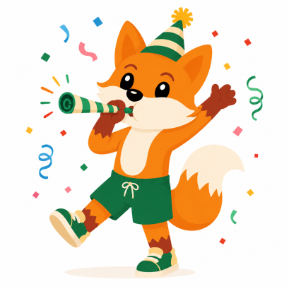Tiko de vos, mascotte speelplein Pajottegem feest